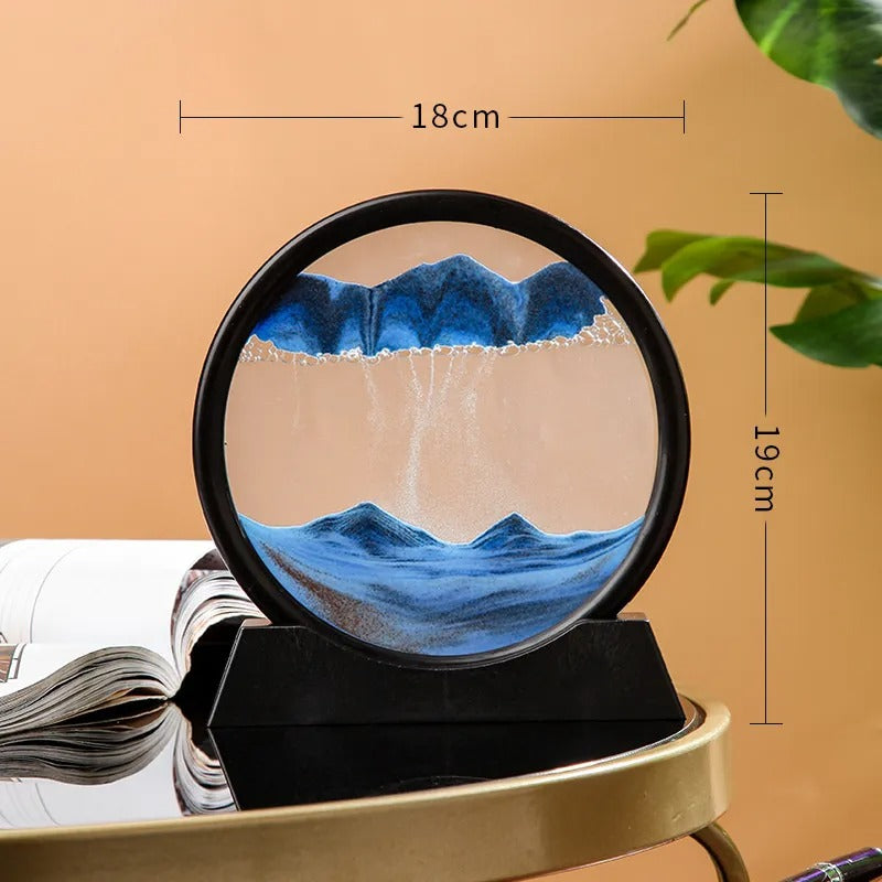 3D Moving Sea Sandscape Hourglass