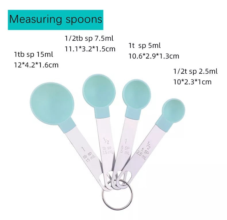 4/8pcs Multi Purpose Measuring Cups and Spoons
