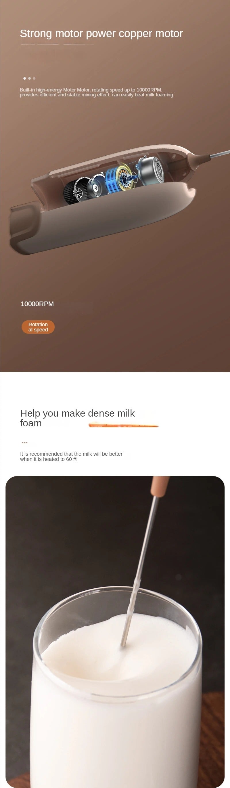 Handheld Mini Frother