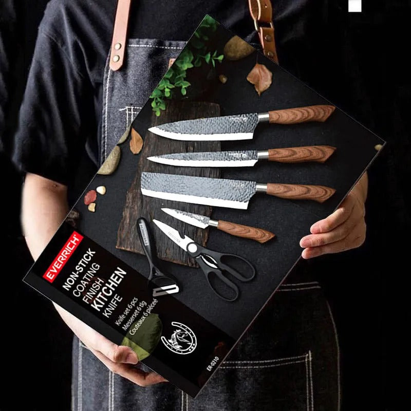 Stainless Steel Kitchen Knives Set & Tools