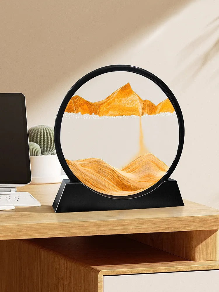 3D Moving Sea Sandscape Hourglass