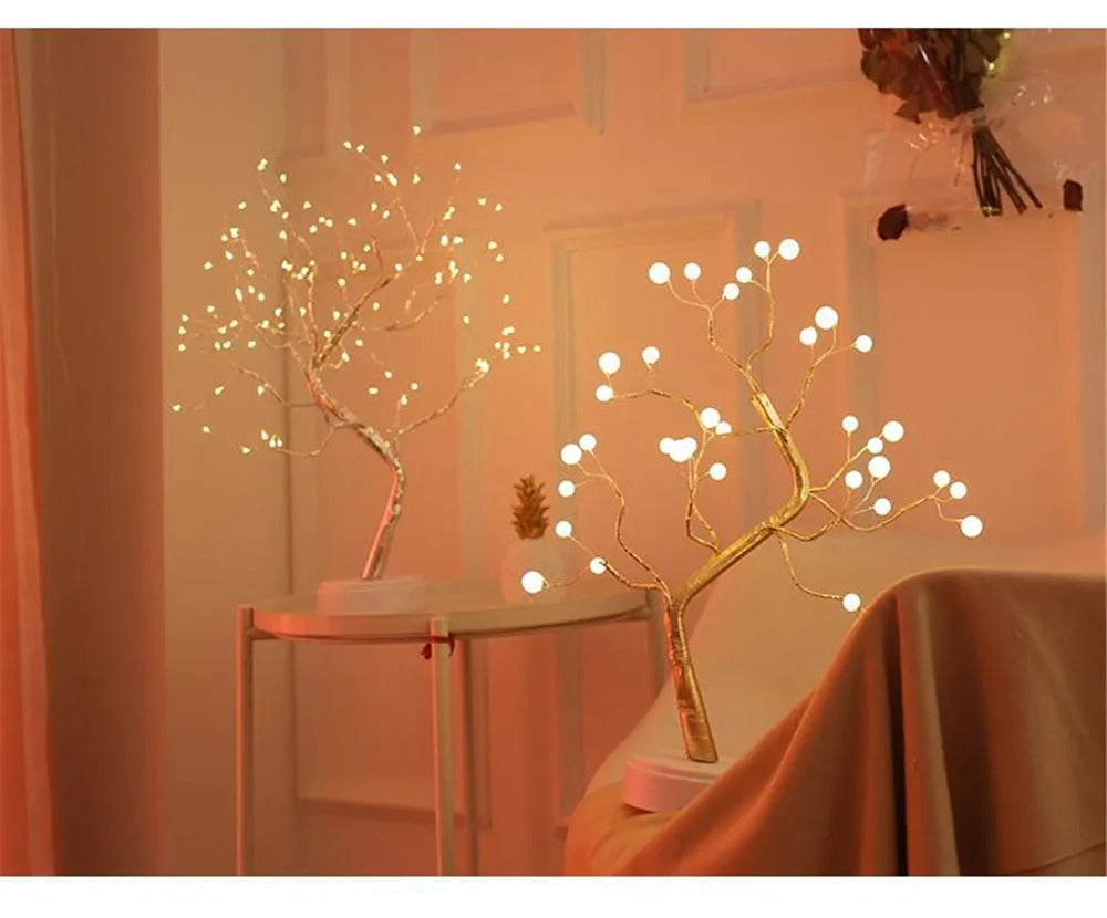 LED Night Light Copper Wire Garland Lamp