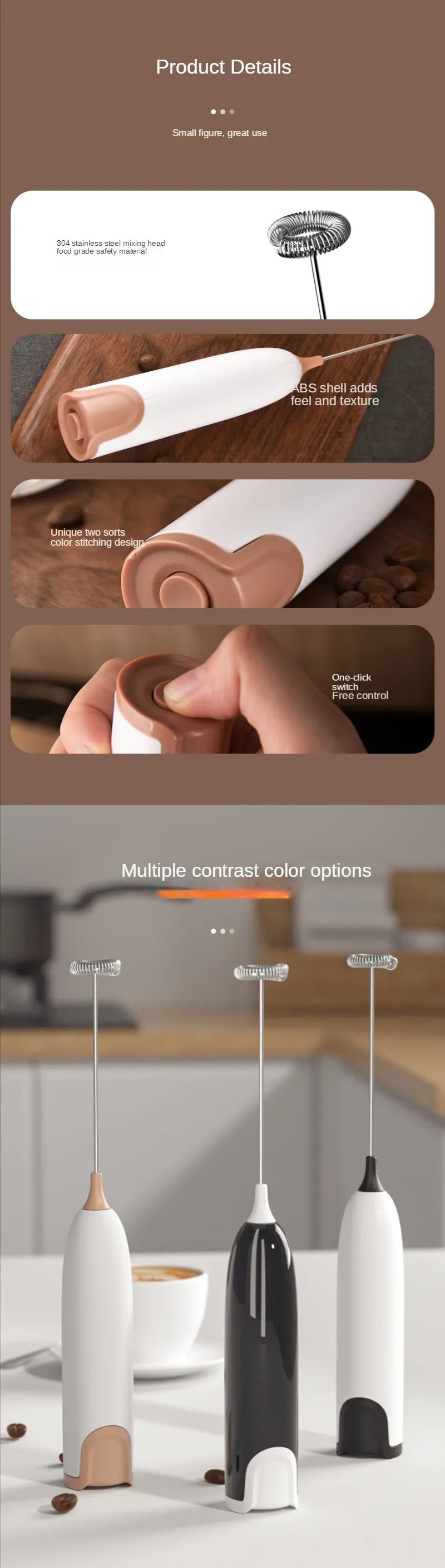 Handheld Mini Frother