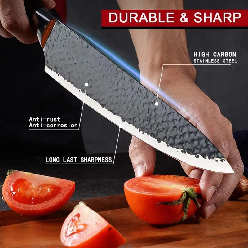 Stainless Steel Kitchen Knives Set & Tools