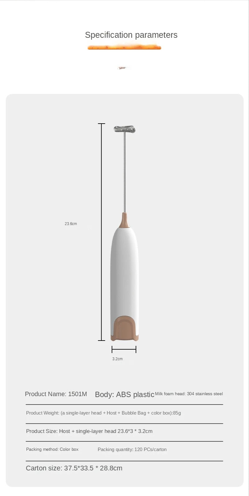 Handheld Mini Frother