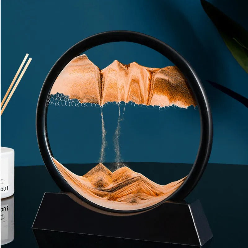 3D Moving Sea Sandscape Hourglass