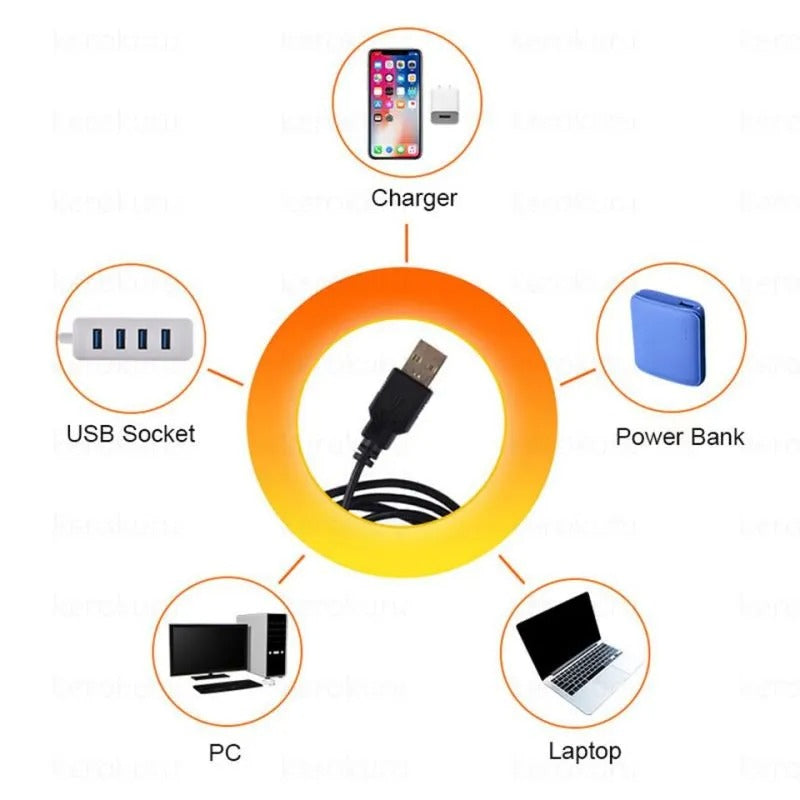 USB Sunset Atmosphere Wall Light