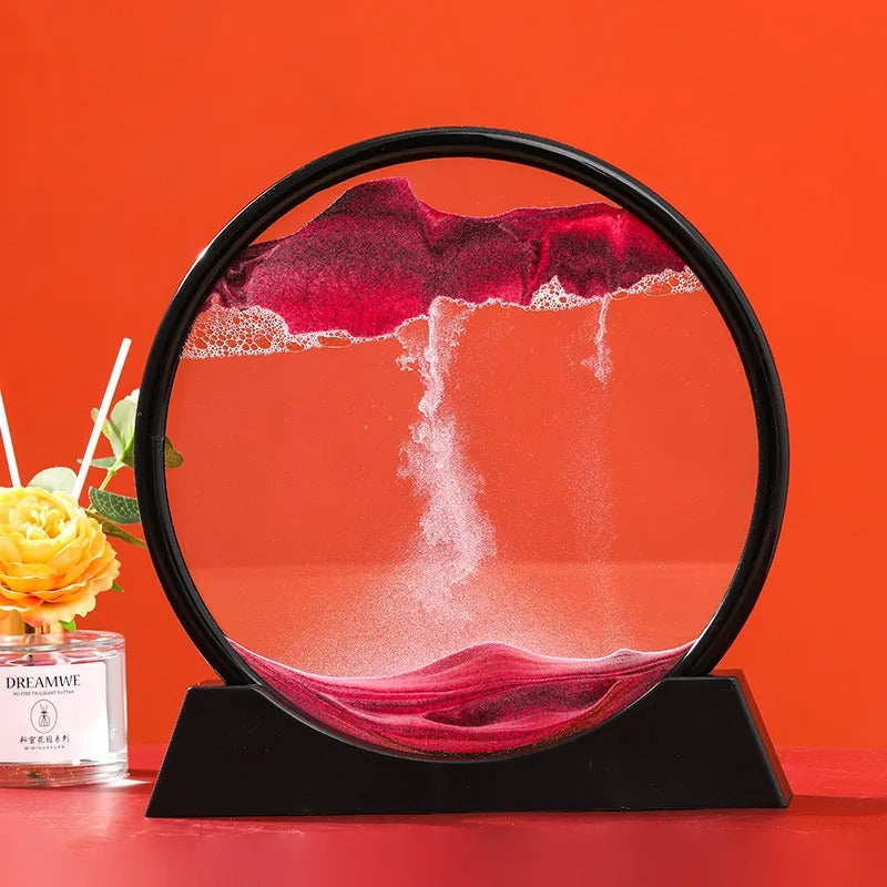 3D Moving Sea Sandscape Hourglass