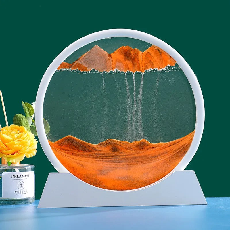 3D Moving Sea Sandscape Hourglass