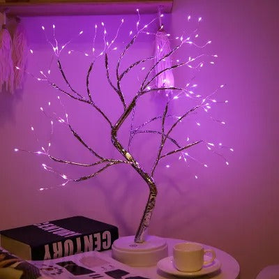 LED Night Light Copper Wire Garland Lamp