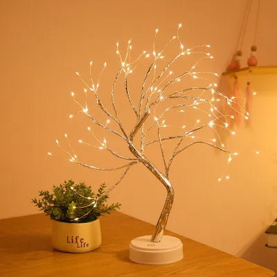 LED Night Light Copper Wire Garland Lamp