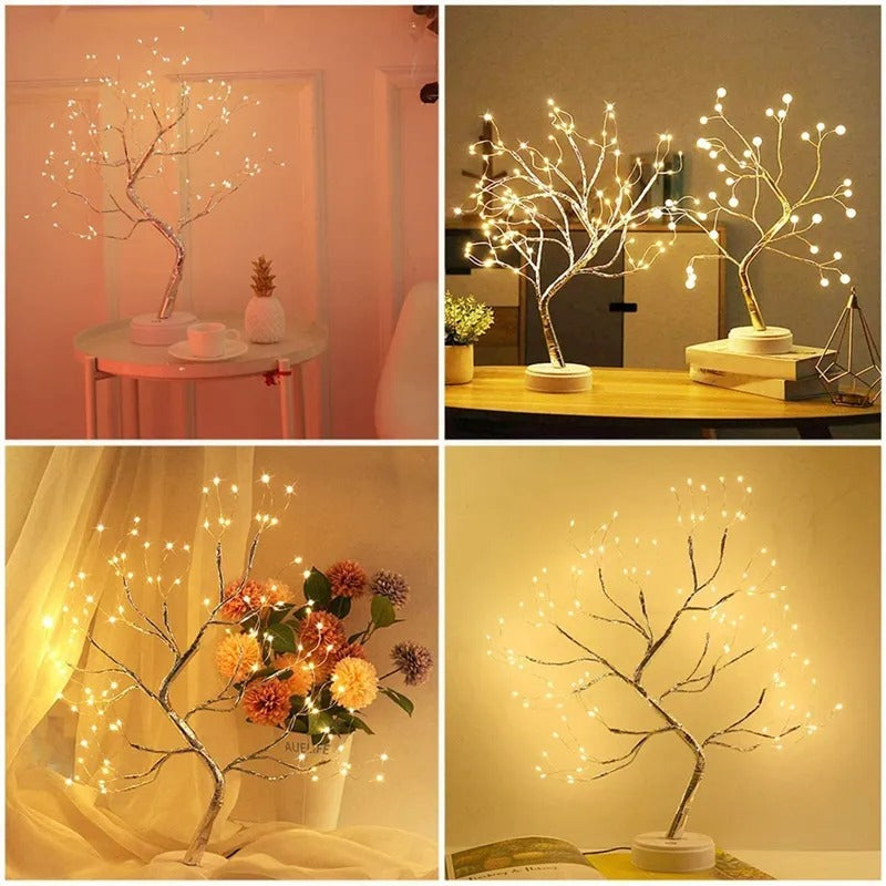 LED Night Light Copper Wire Garland Lamp