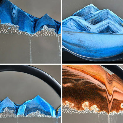 3D Moving Sea Sandscape Hourglass