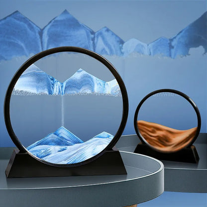 3D Moving Sea Sandscape Hourglass