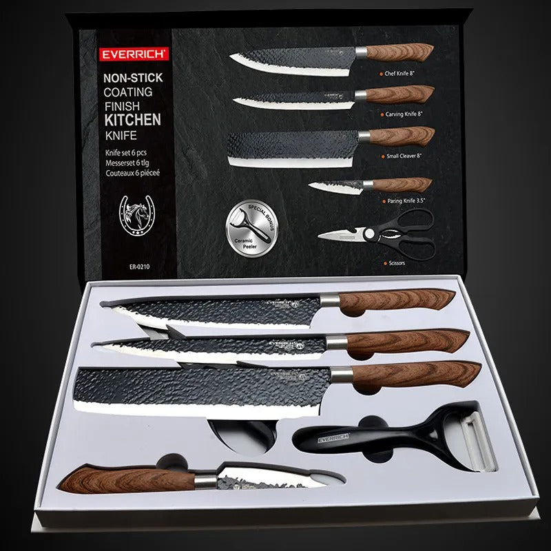 Stainless Steel Kitchen Knives Set & Tools