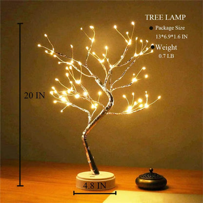 LED Night Light Copper Wire Garland Lamp