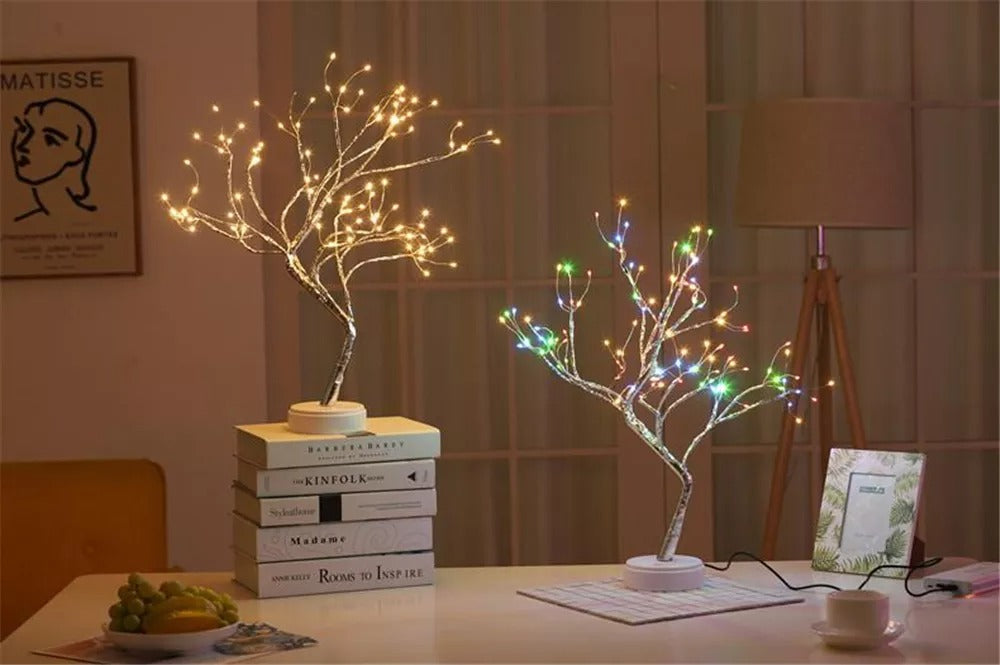 LED Night Light Copper Wire Garland Lamp