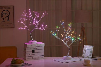 LED Night Light Copper Wire Garland Lamp