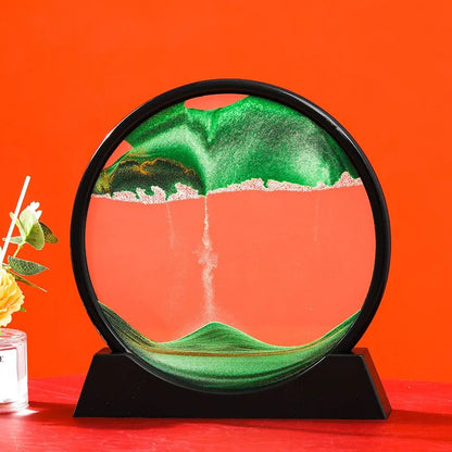 3D Moving Sea Sandscape Hourglass