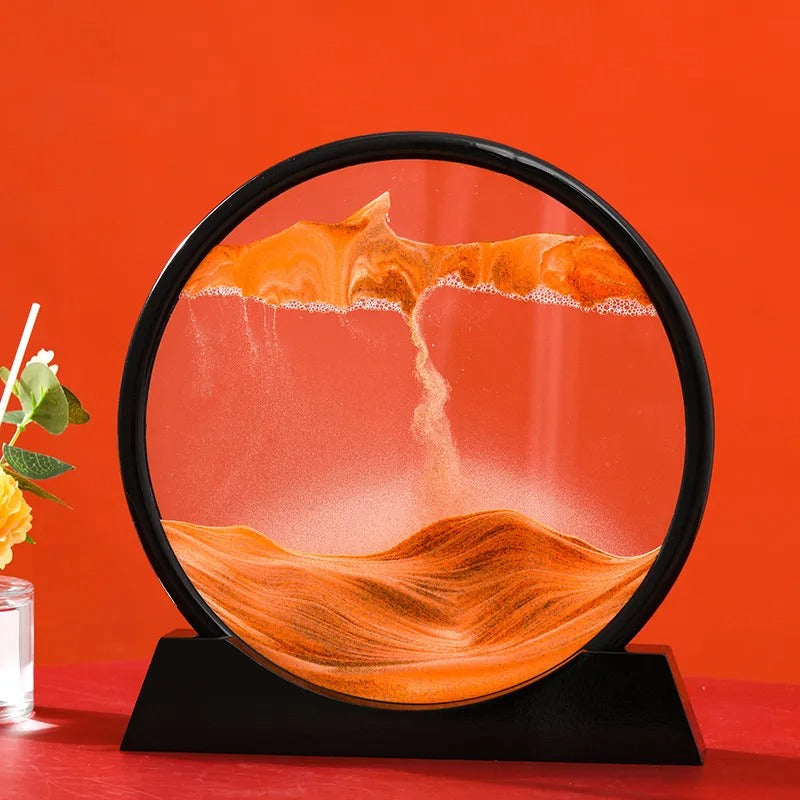 3D Moving Sea Sandscape Hourglass