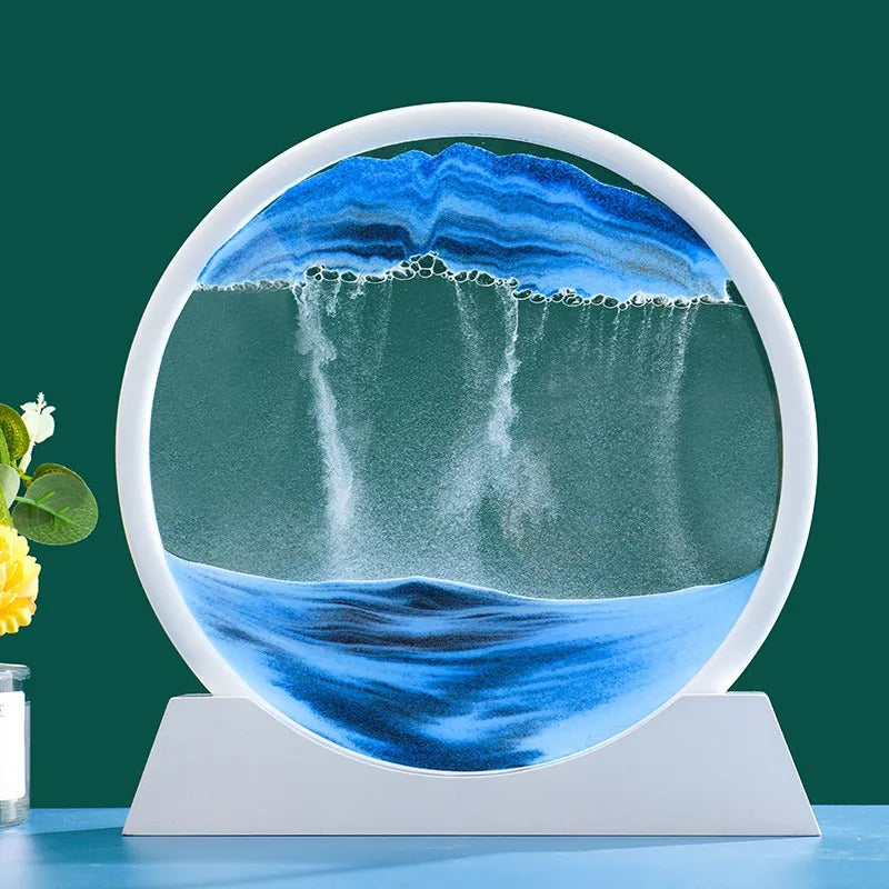 3D Moving Sea Sandscape Hourglass