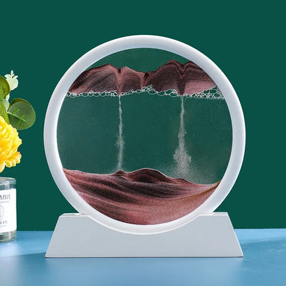 3D Moving Sea Sandscape Hourglass